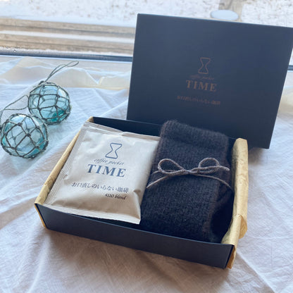 【送料無料・数量限定】ギフトBOX/ドリップバッグ＆ヤクwool靴下